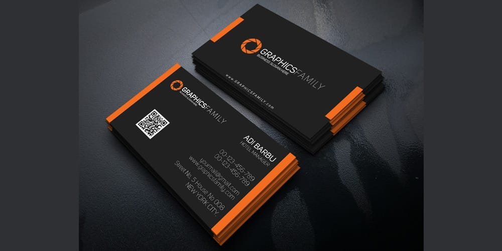 100+ Free Business Cards PSD 192 Hotel Manager Business Card Template