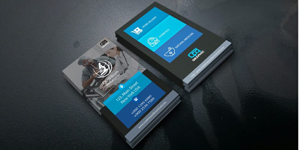 100+ Free Business Cards PSD 49 Medical Center Business Card