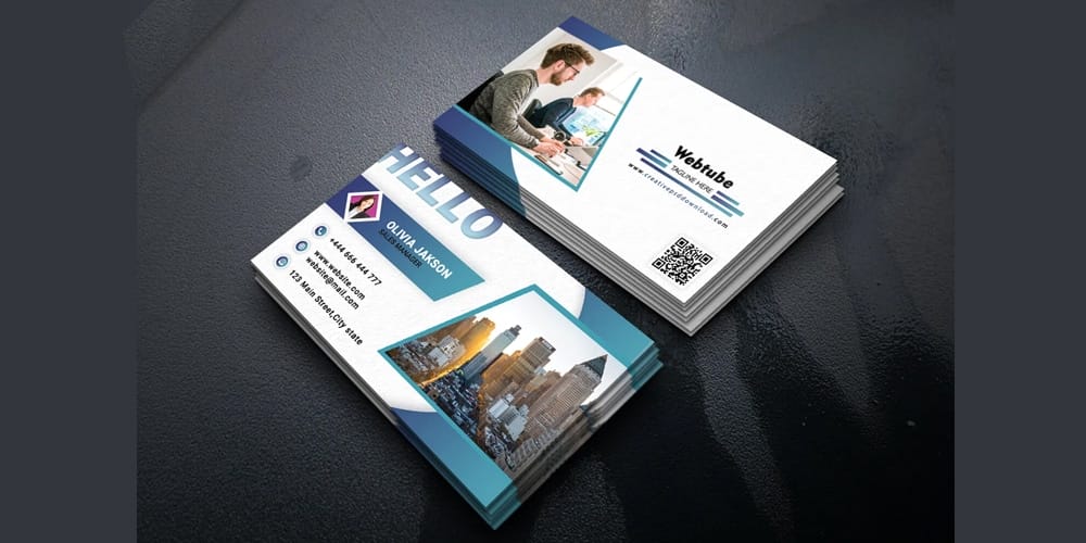 100+ Free Business Cards PSD 222 Minamalist Corporate Business Card