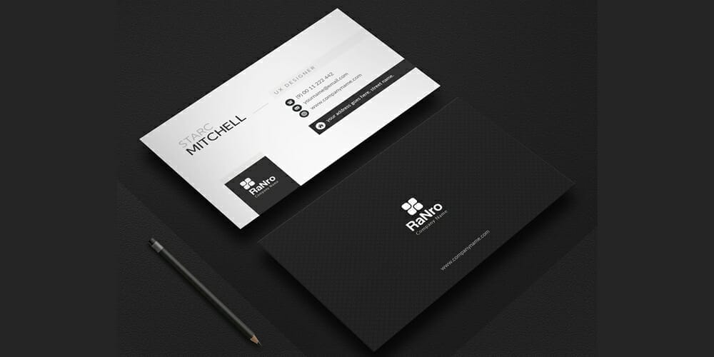 100+ Free Business Cards PSD 364 Minimal Business Card