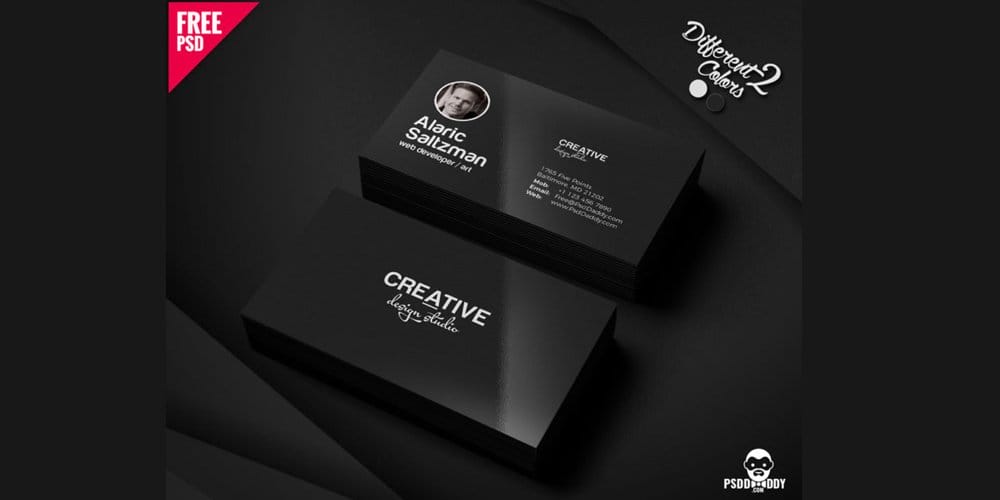 100+ Free Business Cards PSD 382 Minimal Business Card Template PSD