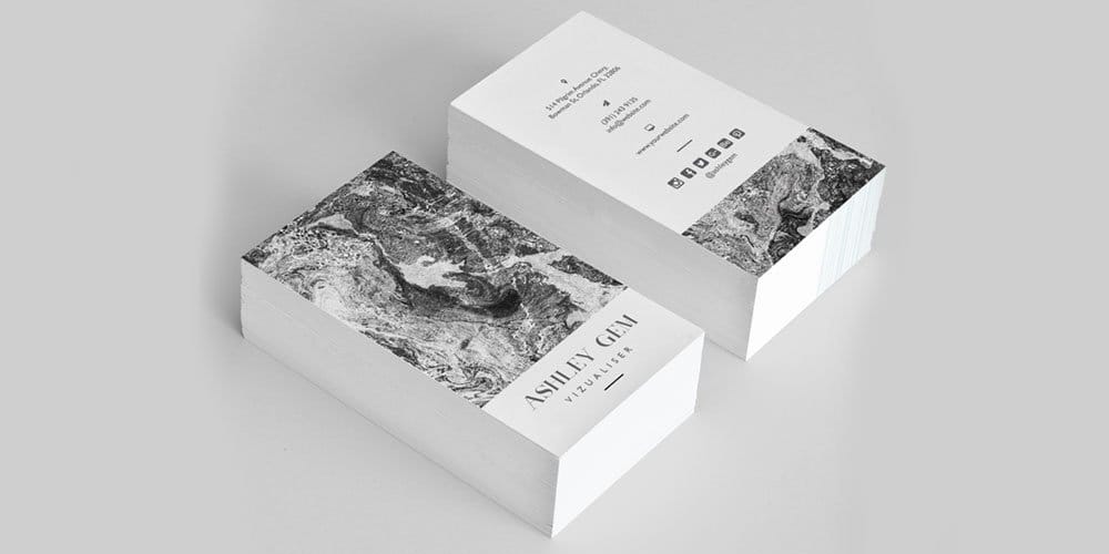 Minimal Modern Business Card Template PSD