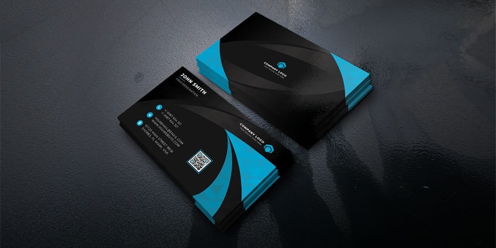 100+ Free Business Cards PSD 223 Minimalist Corporate Business Card PSD