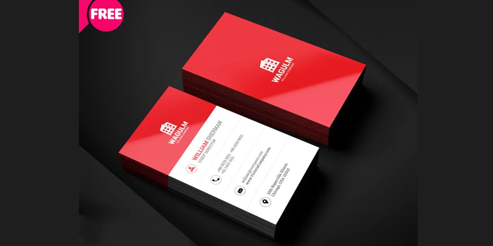 100+ Free Business Cards PSD 385 Minimalistic Business Card PSD