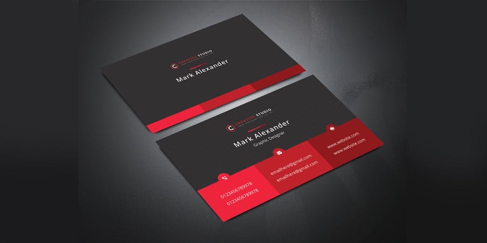 100+ Free Business Cards PSD 135 Modern Business Card PSD