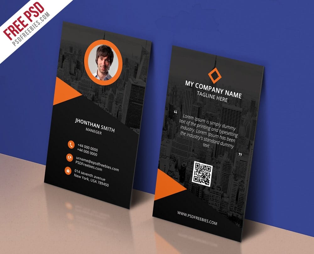 Modern Corporate Business Card Template PSD