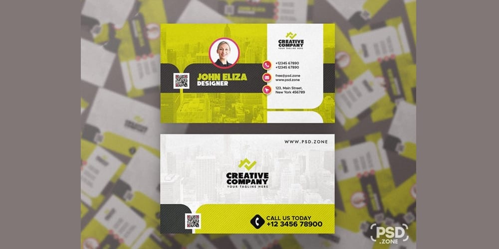 100+ Free Business Cards PSD 187 Modern Designer Business Card PSD