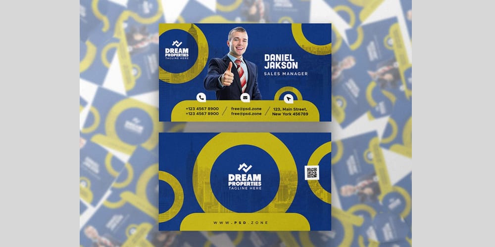 100+ Free Business Cards PSD 170 Modern and Designer Business Card Template