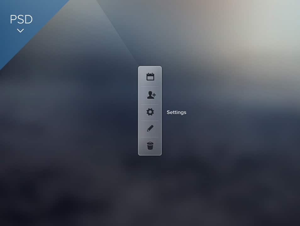 Navigation Glass PSD Navigation Glass PSD