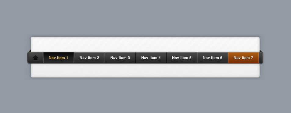 Navigation Interface with Wrapping Effect Navigation Interface with Wrapping Effect
