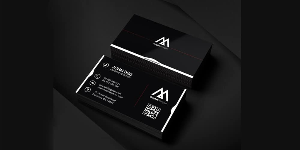 100+ Free Business Cards PSD 76 Personal Graphic Designer Business Card PSD