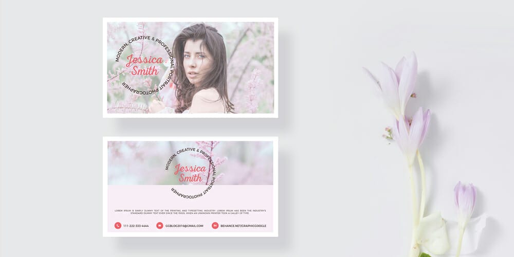 Photographer Business Card Design Template