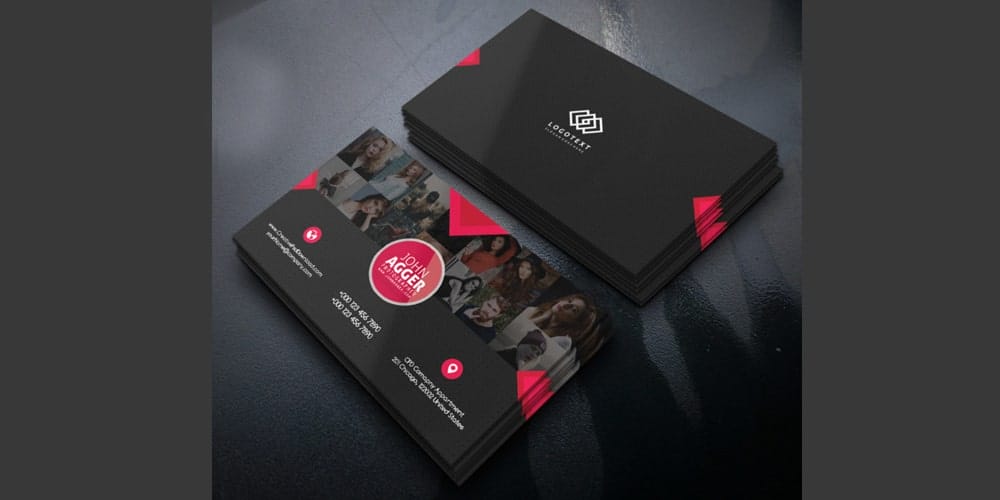 Photographer Business Card PSD