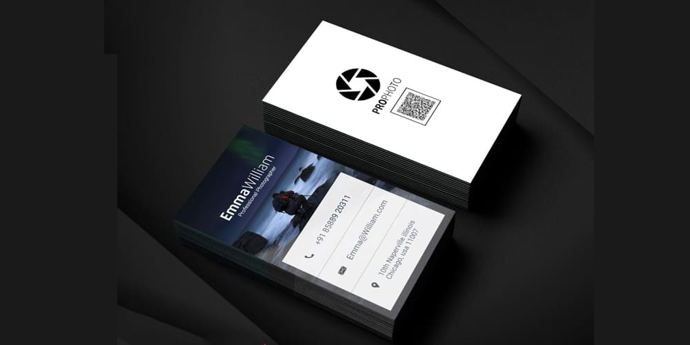 100+ Free Business Cards PSD 89 Photographer Business Card Template