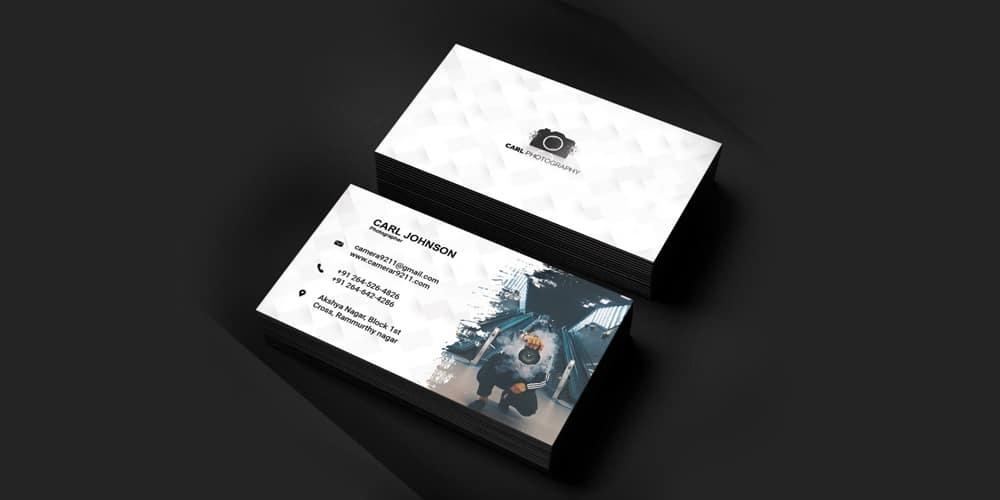 Photography Business Card Template PSD