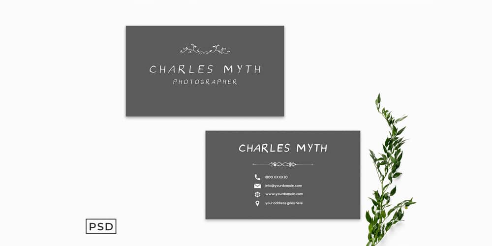 100+ Free Business Cards PSD 67 Photography Business Card Template V2