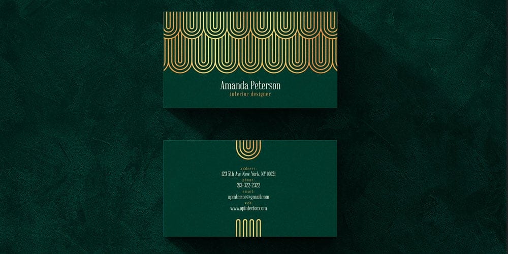 RV Design Business Card Templates