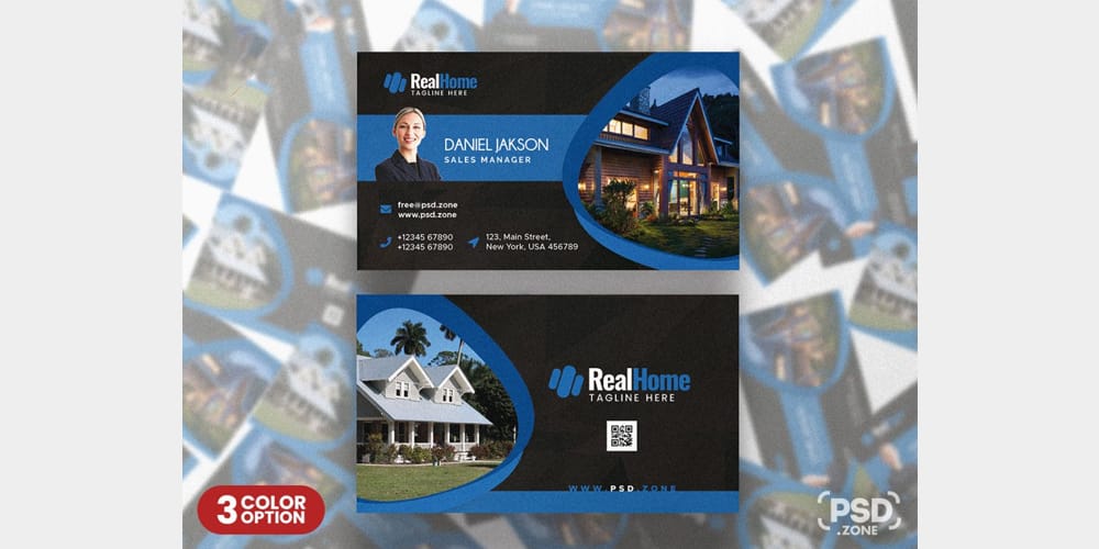 100+ Free Business Cards PSD 145 Real Estate Company Business Card