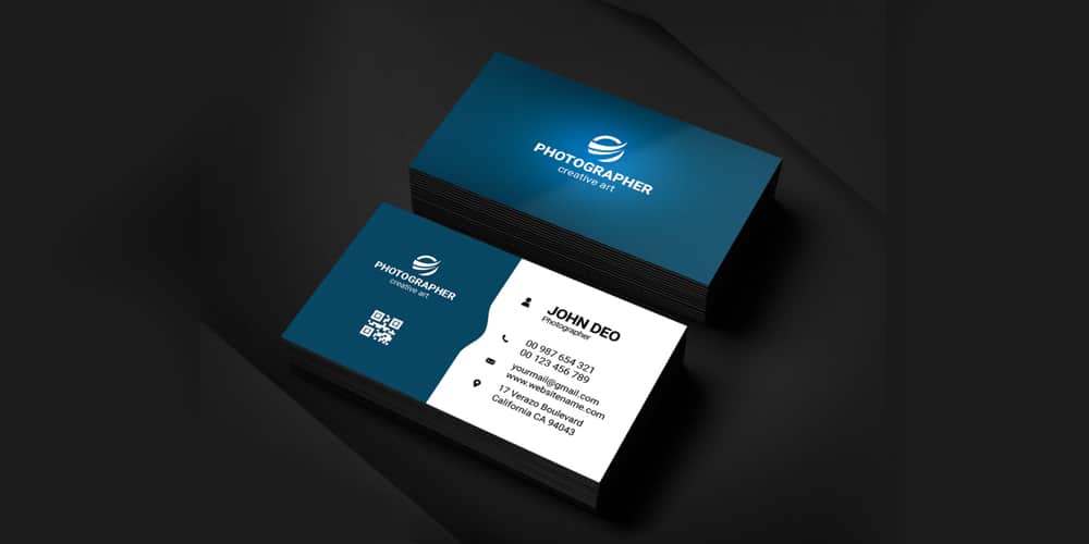 Simple Graphic Designer Busines Card