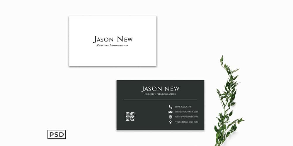 100+ Free Business Cards PSD 70 Simple Modern Business Card Template