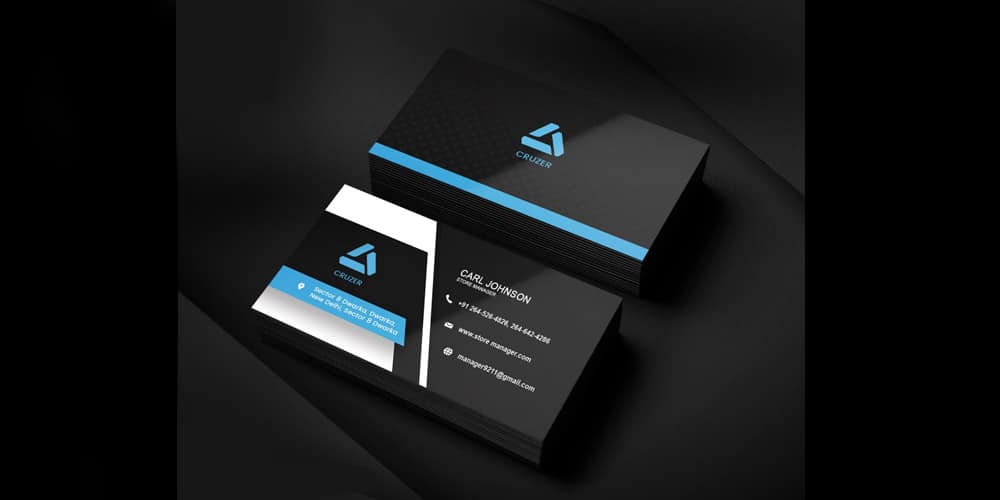 100+ Free Business Cards PSD 469 Store Manager Business Card