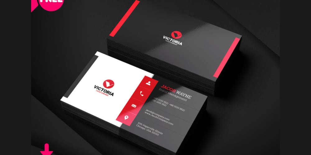 100+ Free Business Cards PSD 269 Stylish Corporate Business Card PSD