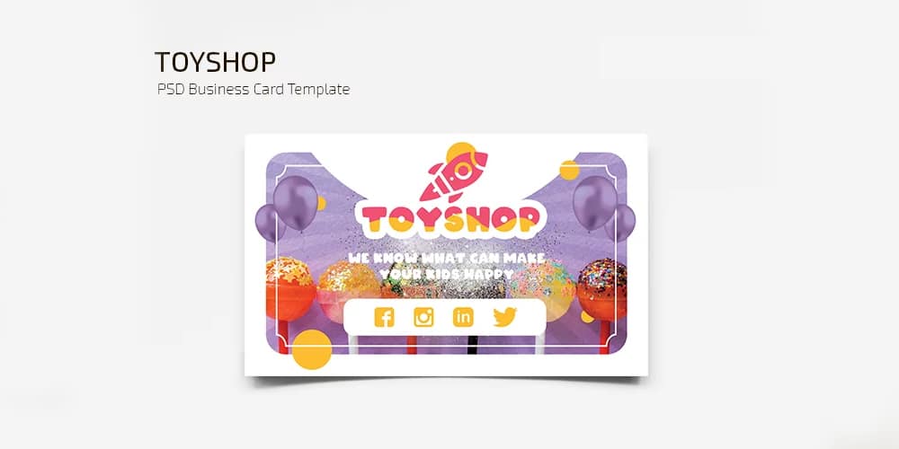 100+ Free Business Cards PSD 468 Toyshop Business Card Template PSD