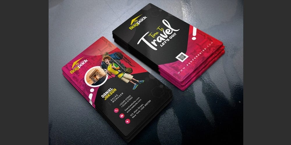 Travel Agency Business Card Template