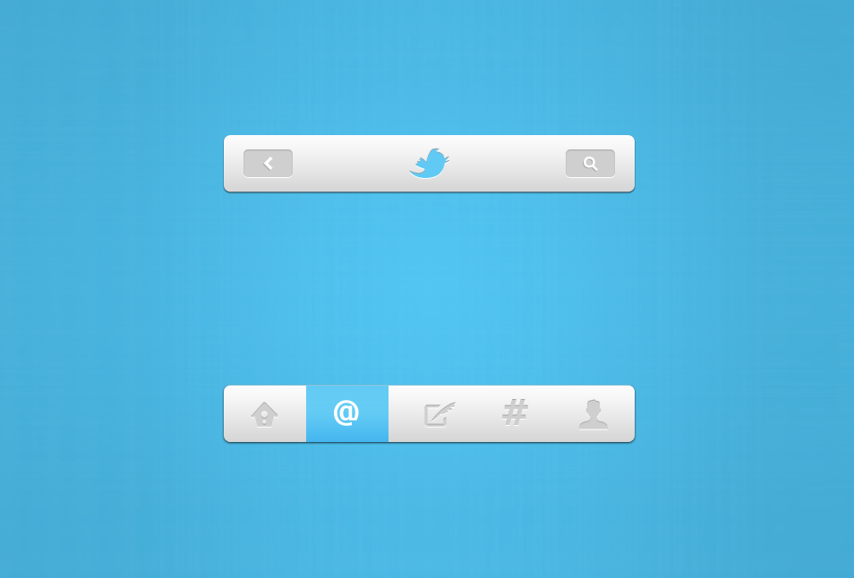 Twitter Navigation UI