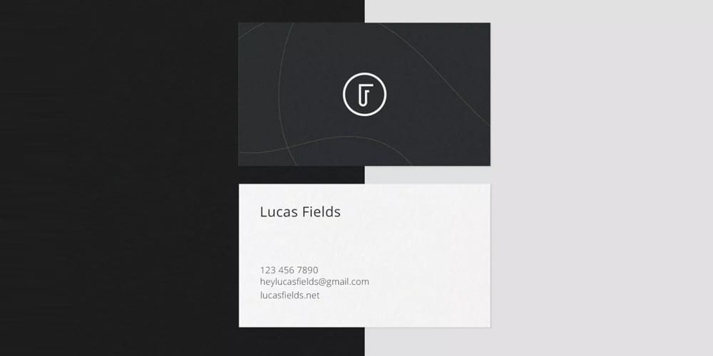 Ultra Minimalist Business Card PSD