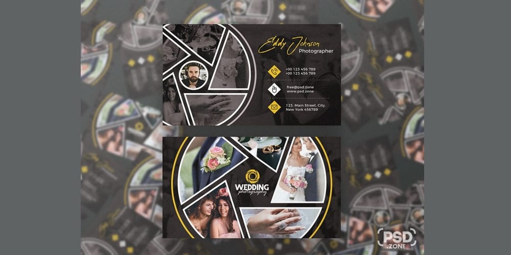 100+ Free Business Cards PSD 80 Wedding Photographer Business Card