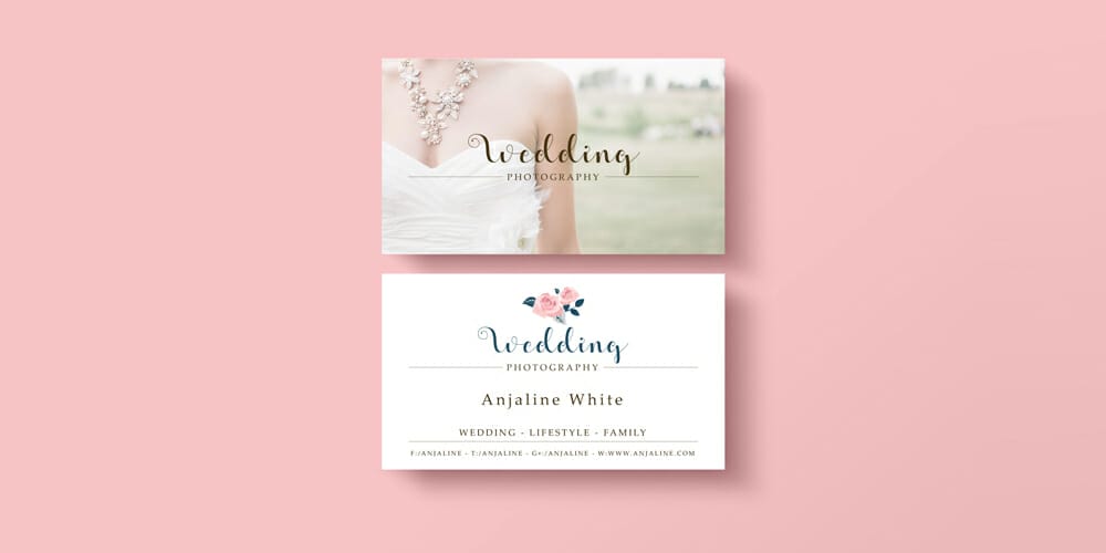 100+ Free Business Cards PSD 80 Wedding Photography Business Card Template