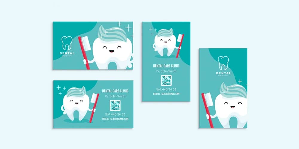 100+ Free Business Cards PSD 48 dental clinic business card templates