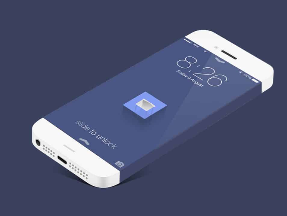 75+ Latest Free UI designs PSD 13 iPhone 6 Infinity Template