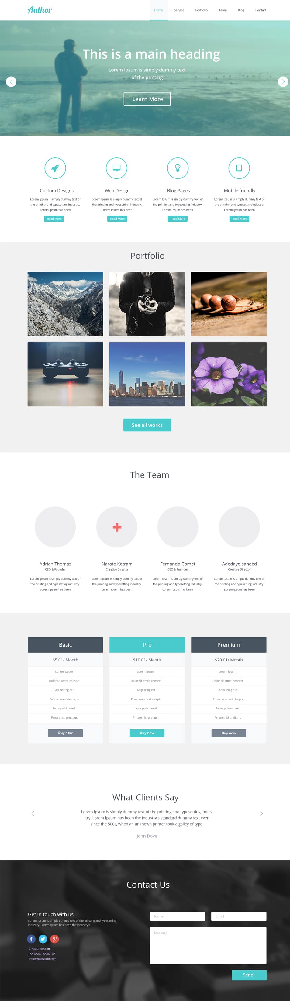 Agency Website Template PSD_Home Page_cssauthor.com Agency Website Template PSD_Home Page_cssauthor.com