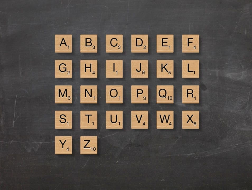 Letter Tiles PSD Letter Tiles PSD