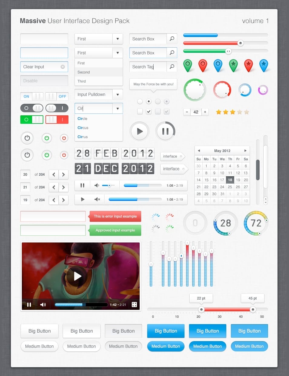 Massive UI Design Pack Massive UI Design Pack