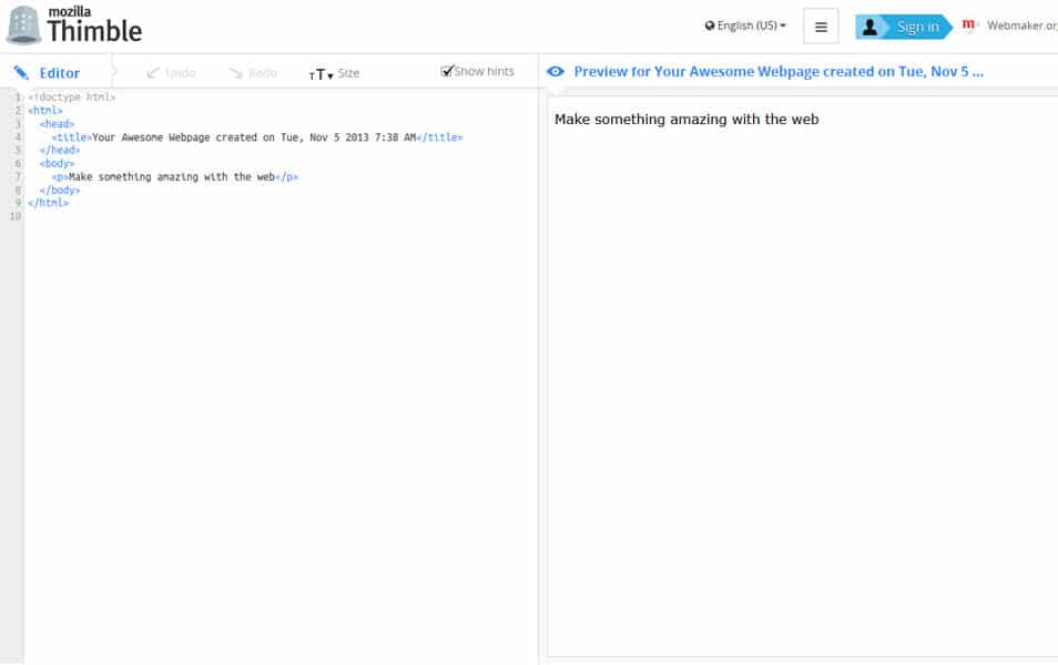 Best Free Code Editors For Developers 14 Mozilla Thimble