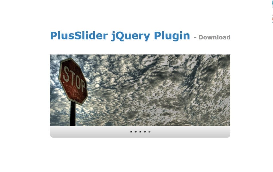 PlusSlider jQuery Plugin