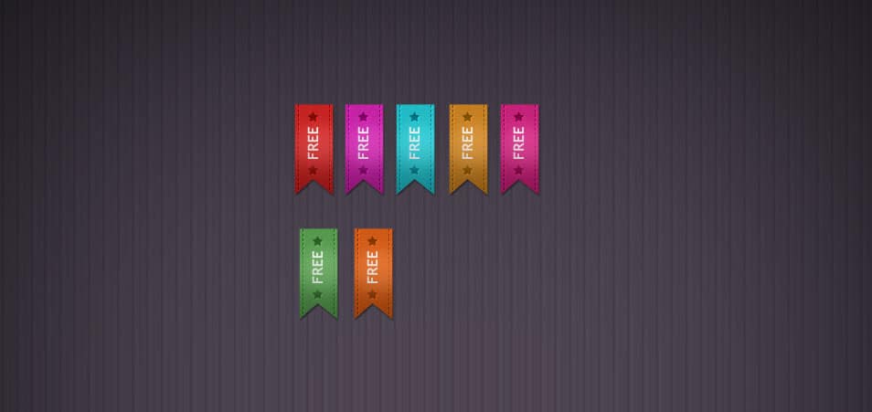 Ribbon - Free PSD