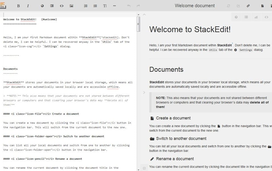 Best Free Code Editors For Developers 15 StackEdit