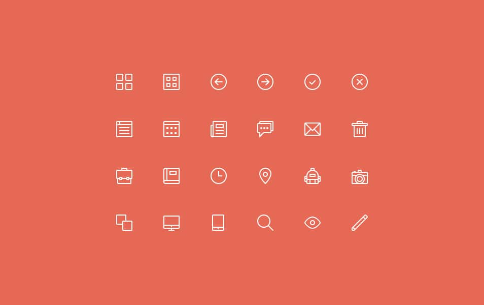 24 Free Skinny Icons