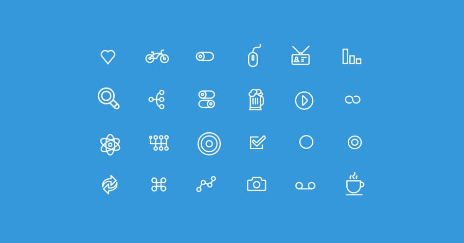 60+ Best Free Line Icon Sets 31 24 Unique Web Line Icon