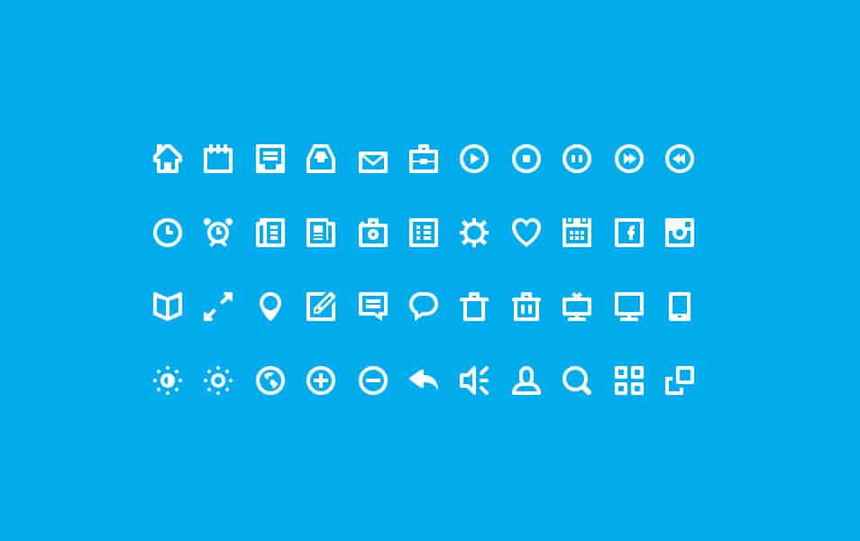 60+ Best Free Line Icon Sets 24 44 Shades of Free Icons