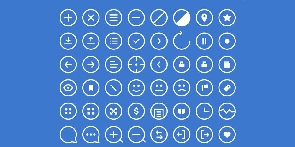 48 Rounded Icons