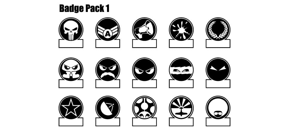 Badge Free Vector Pack