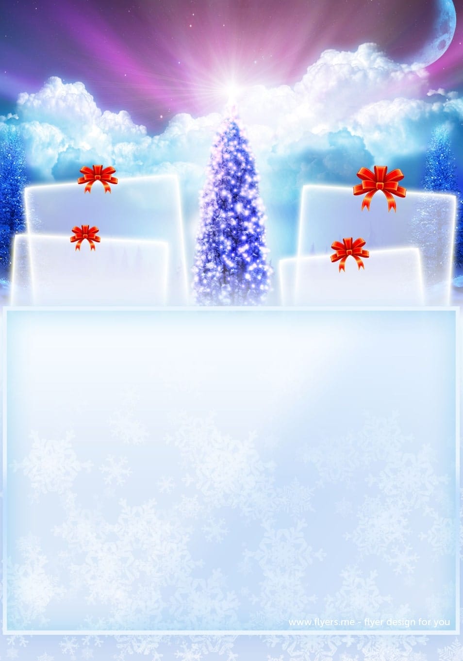 Christmas Invitation Card With PSD 