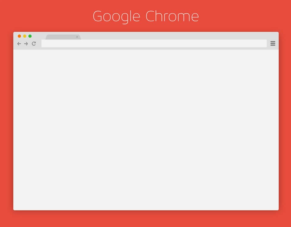 Chrome Browser PSD Chrome Browser PSD