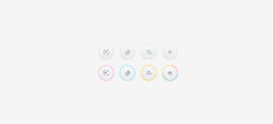500+ Best Free Social Media Icon Sets 38 Clean Social Circles