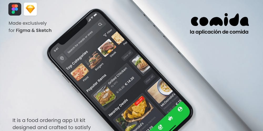 Cominda Food Ordering UI Kit